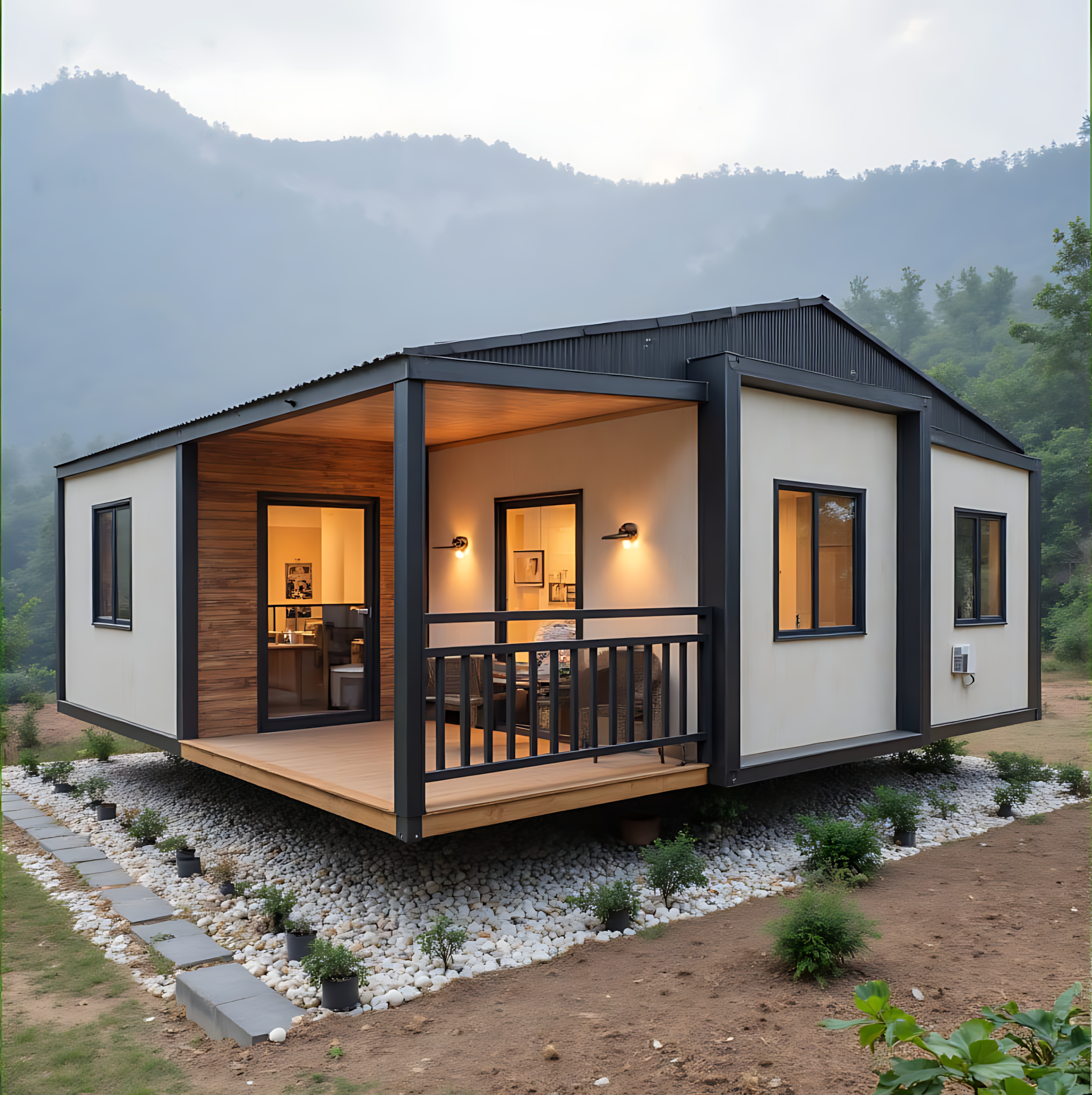 Blacksmith modular home exterior