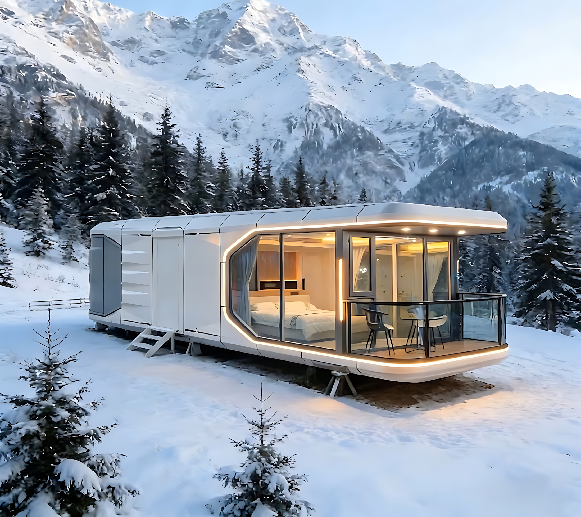 Blacksmith Capsule — premium modular pod homes exterior view